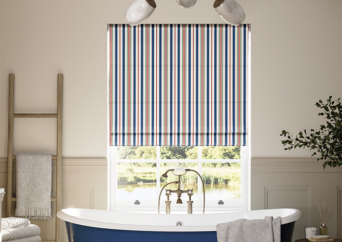 The British Stripe Co. George, Liverpool No.1 - Twist&Fit Roman Blind - Image 3